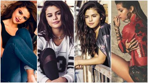 Hoop Earrings with Selena Gomez