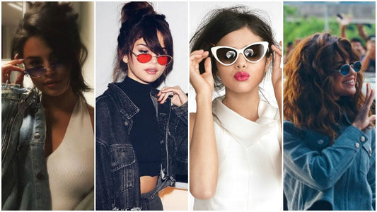 Retro Sunglasses with Selena Gomez