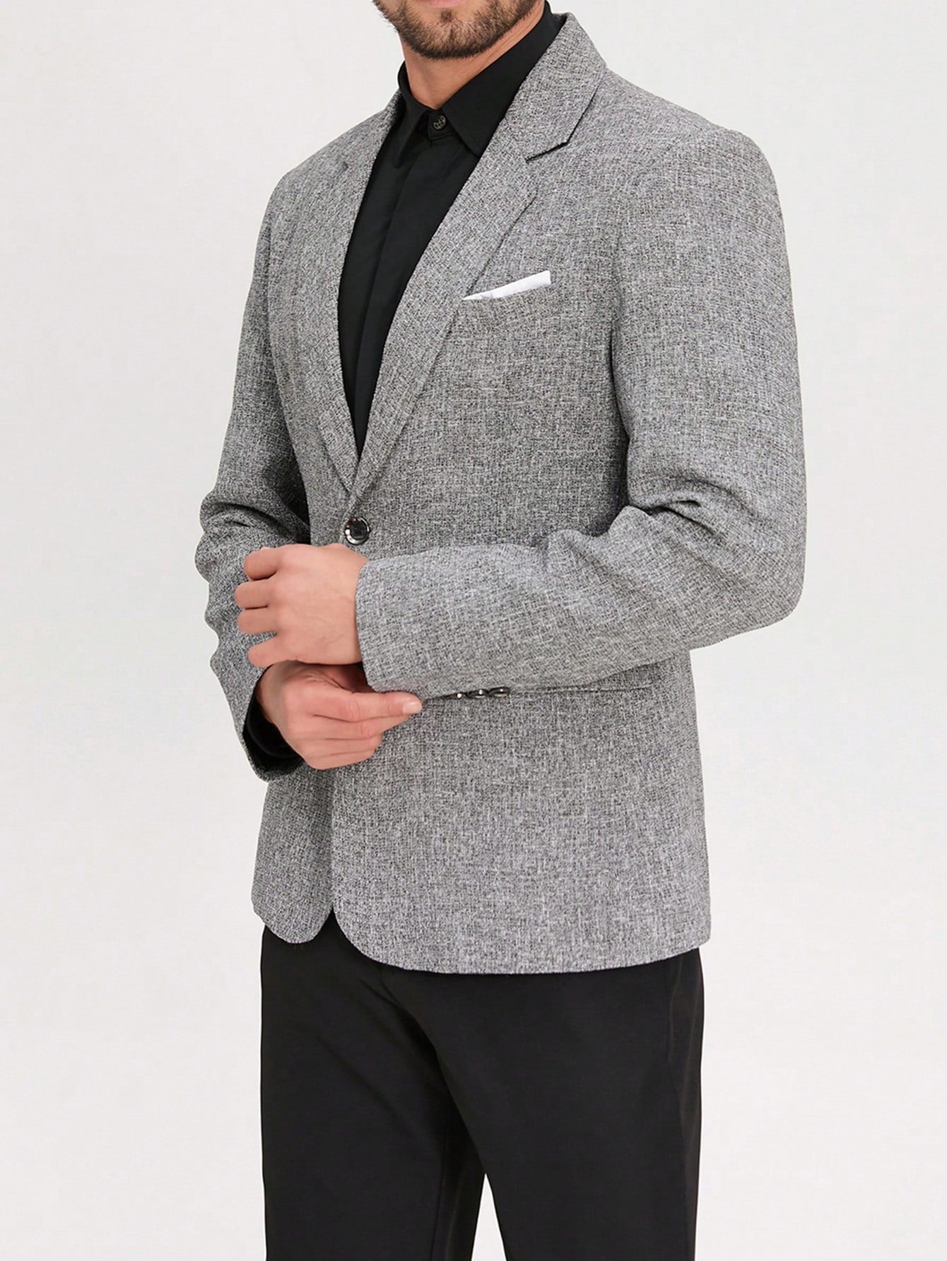 Single Breasted Commuter Business Suit Jacket Blazer