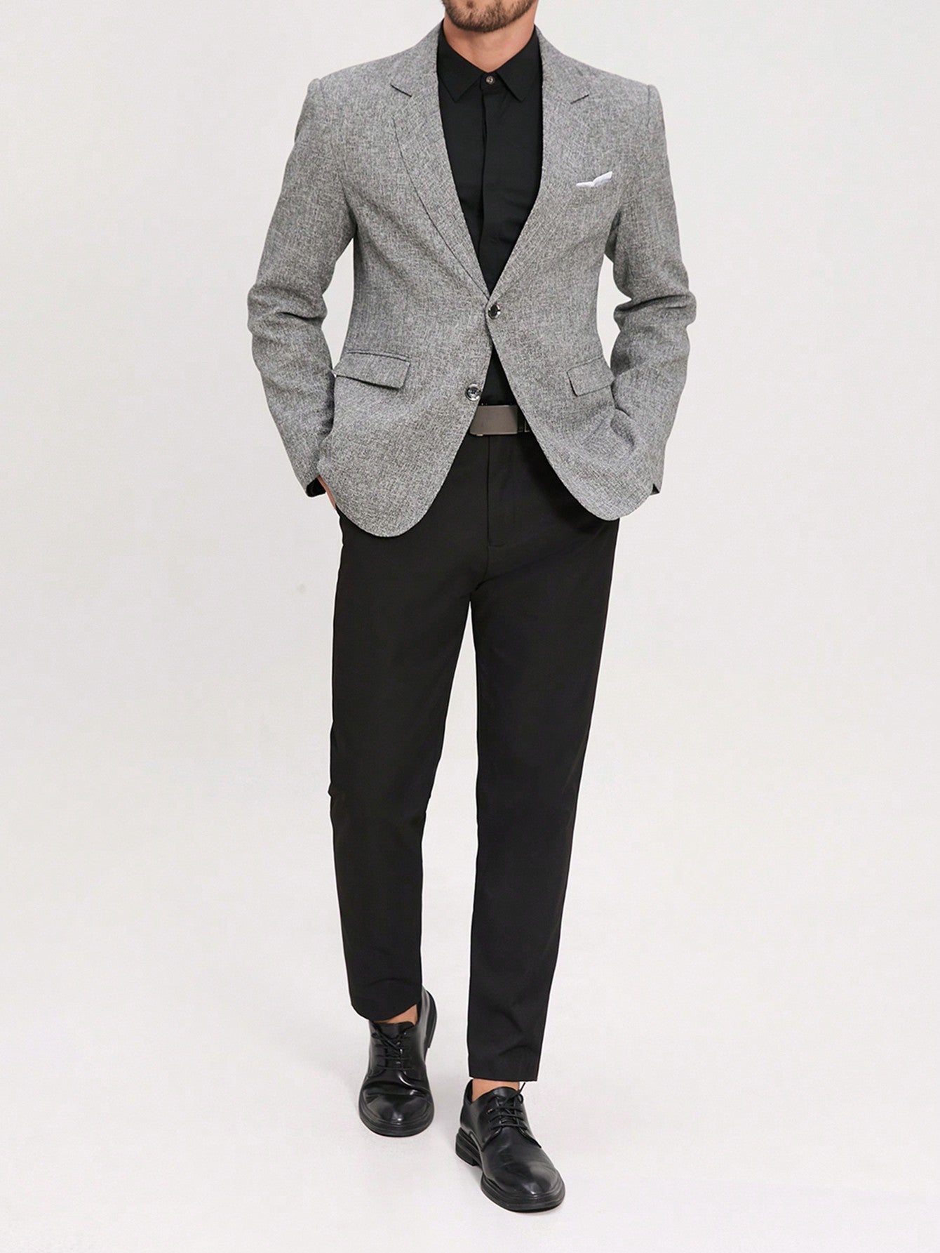 Single Breasted Commuter Business Suit Jacket Blazer