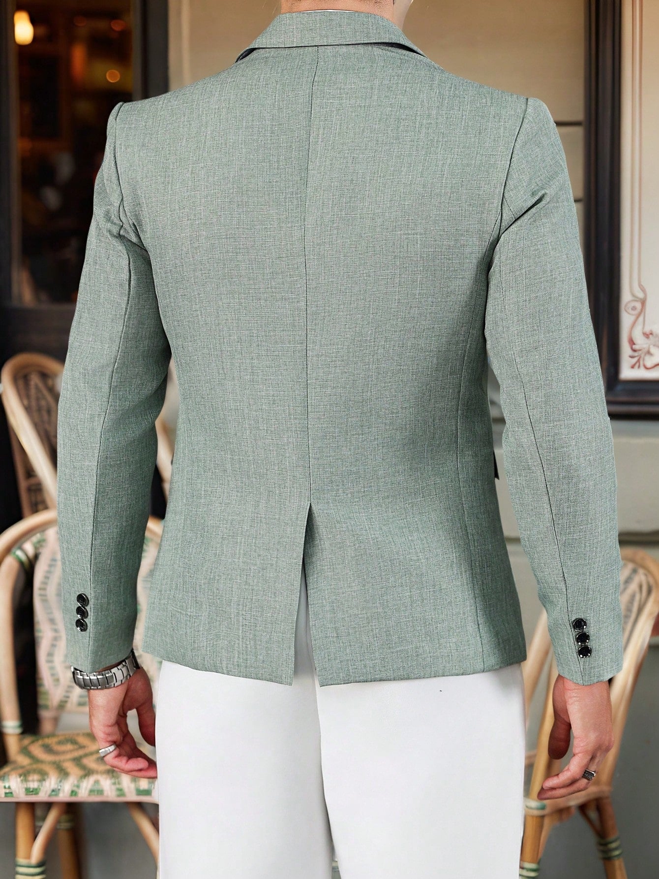 Single Breasted Commuter Business Suit Jacket Blazer