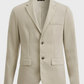Single Breasted Lapel Neck Button Front Blazer