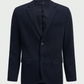 Single Breasted Lapel Neck Button Front Blazer