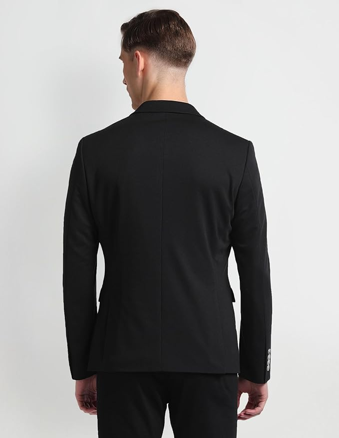 Single Breasted Slim Fit Crafted Blazer