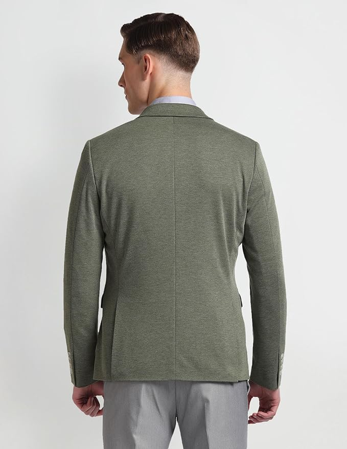 Single Breasted Slim Fit Crafted Blazer