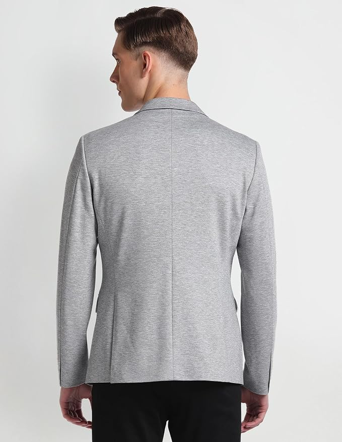Single Breasted Slim Fit Crafted Blazer