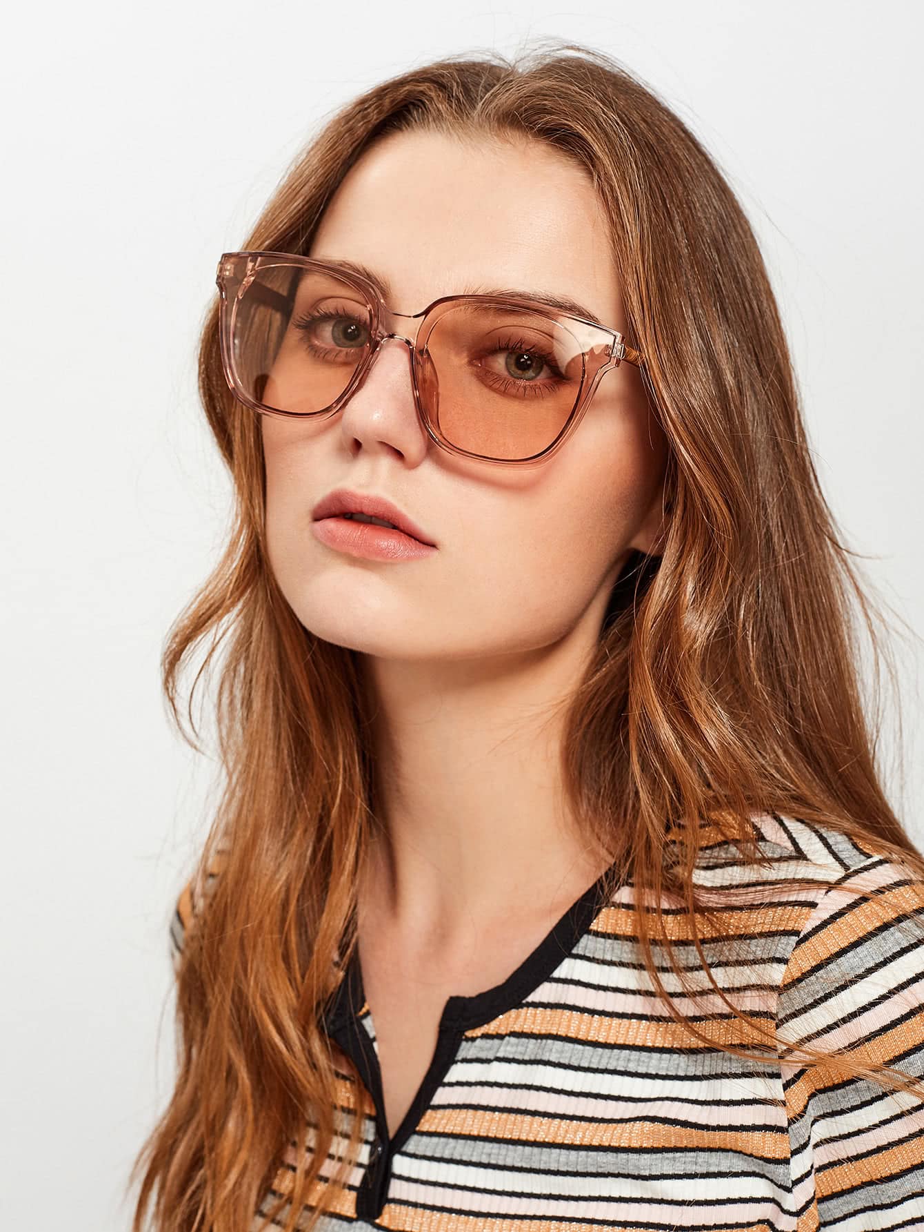 Tinted Brown Lens Sunglasses