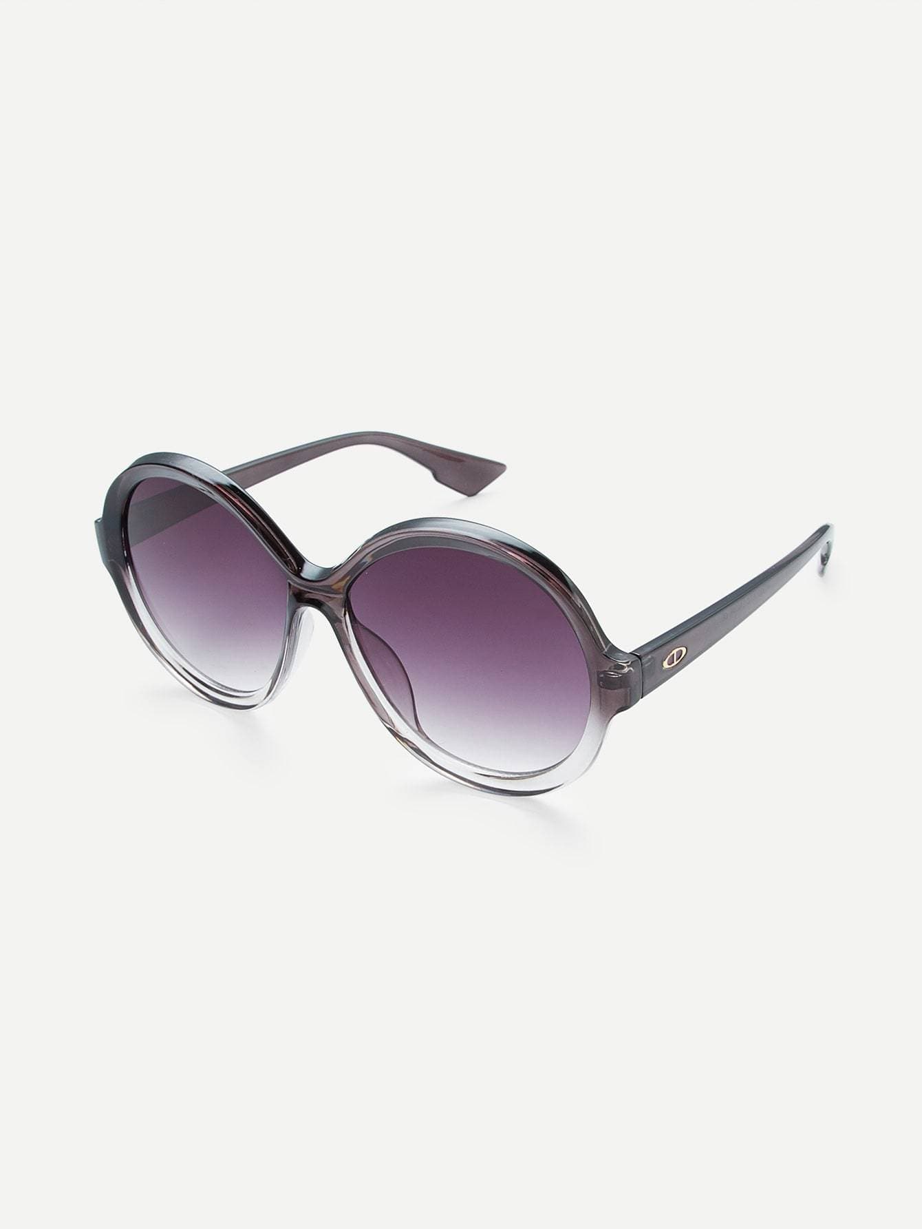Round Mirror Lens Sunglasses