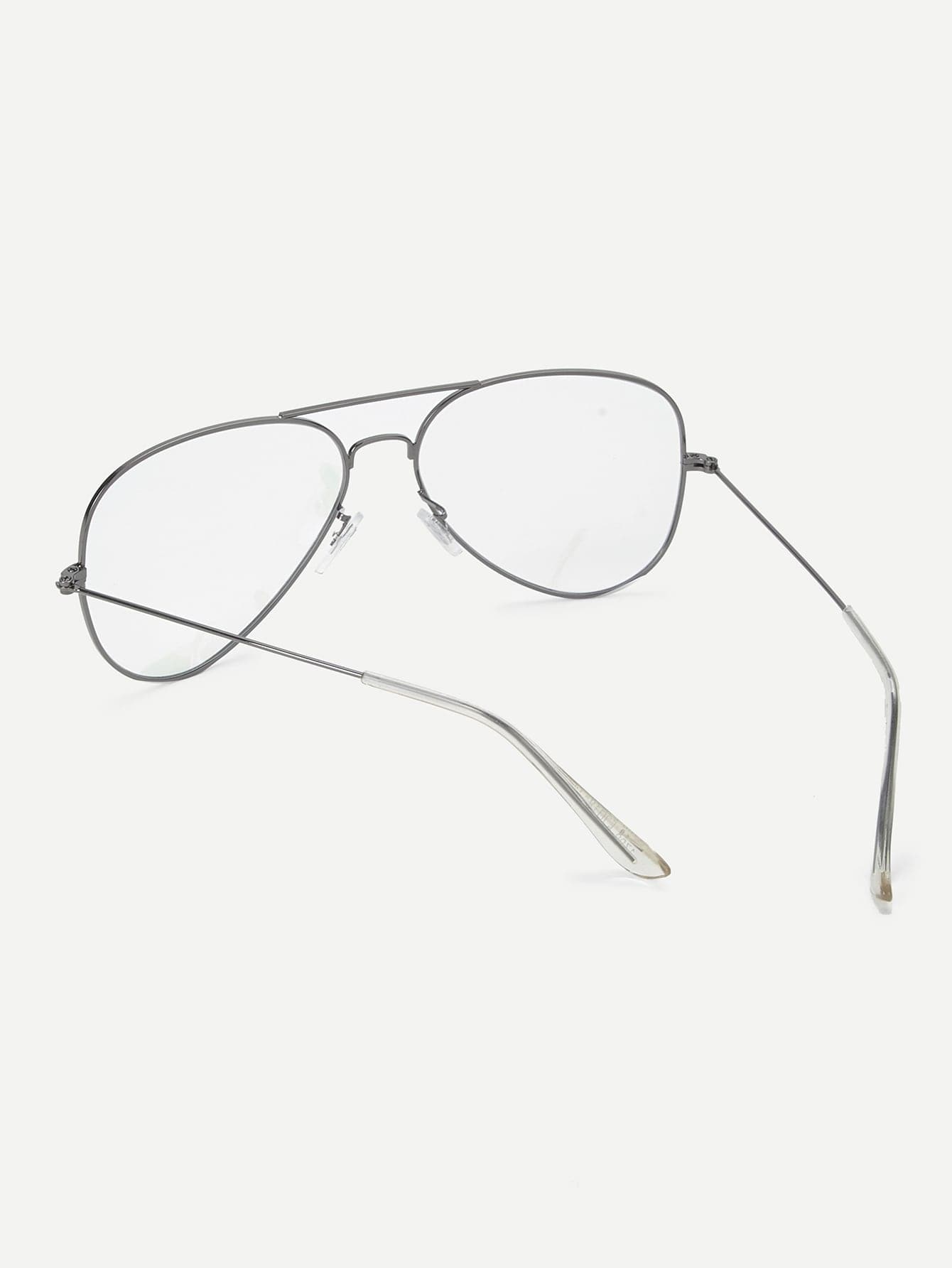 Double Bridge Aviator Glasses