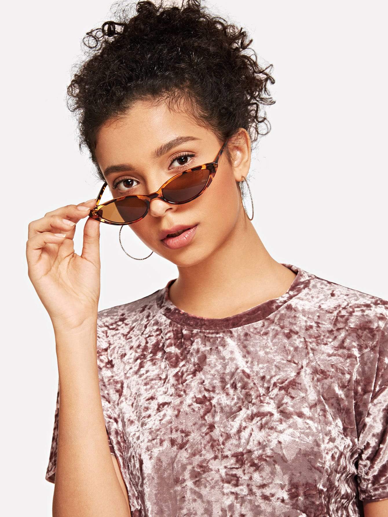 Black Flat Lens Sunglasses