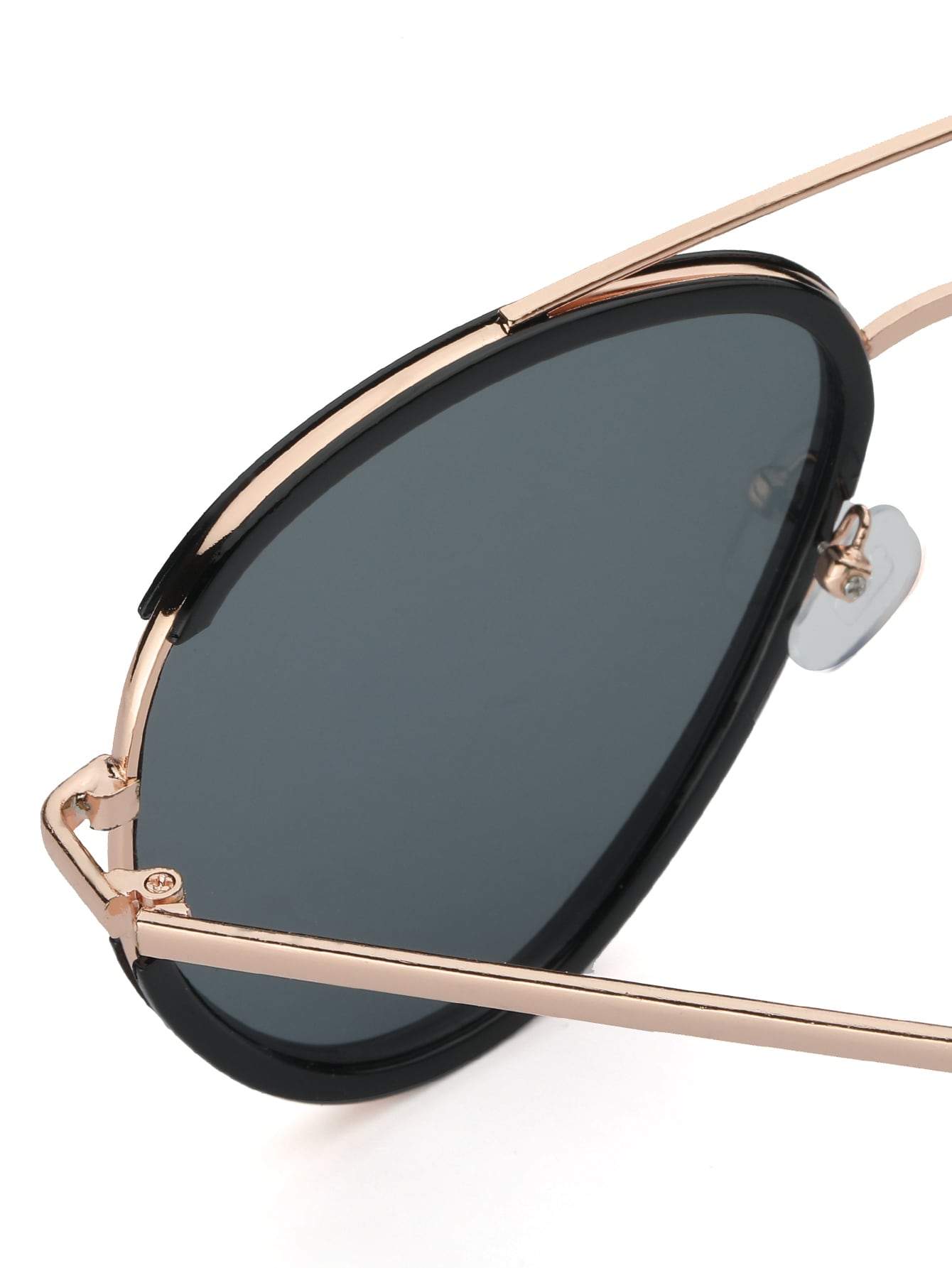 Metal Frame Top Bar Sunglasses