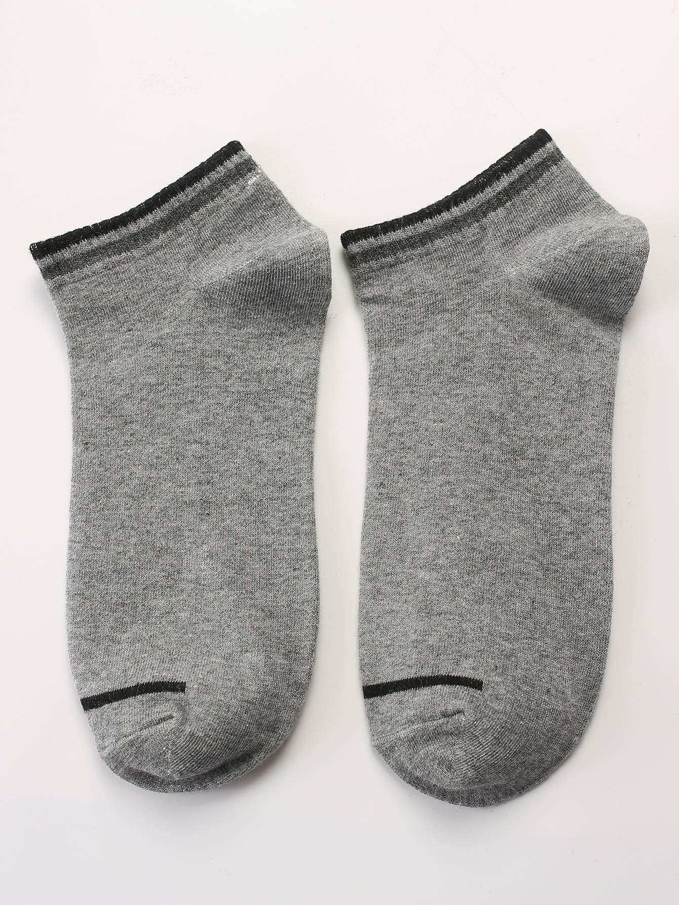 Cotton Striped Socks 5pairs