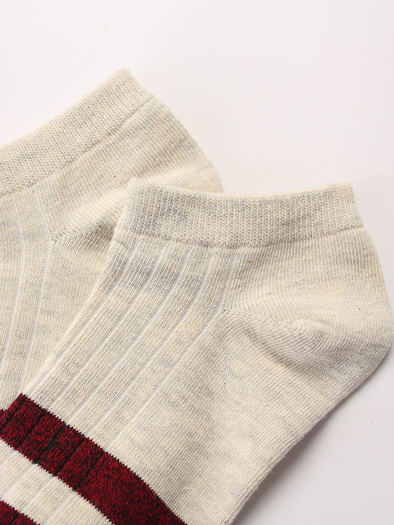 Cotton Striped Socks 5pairs