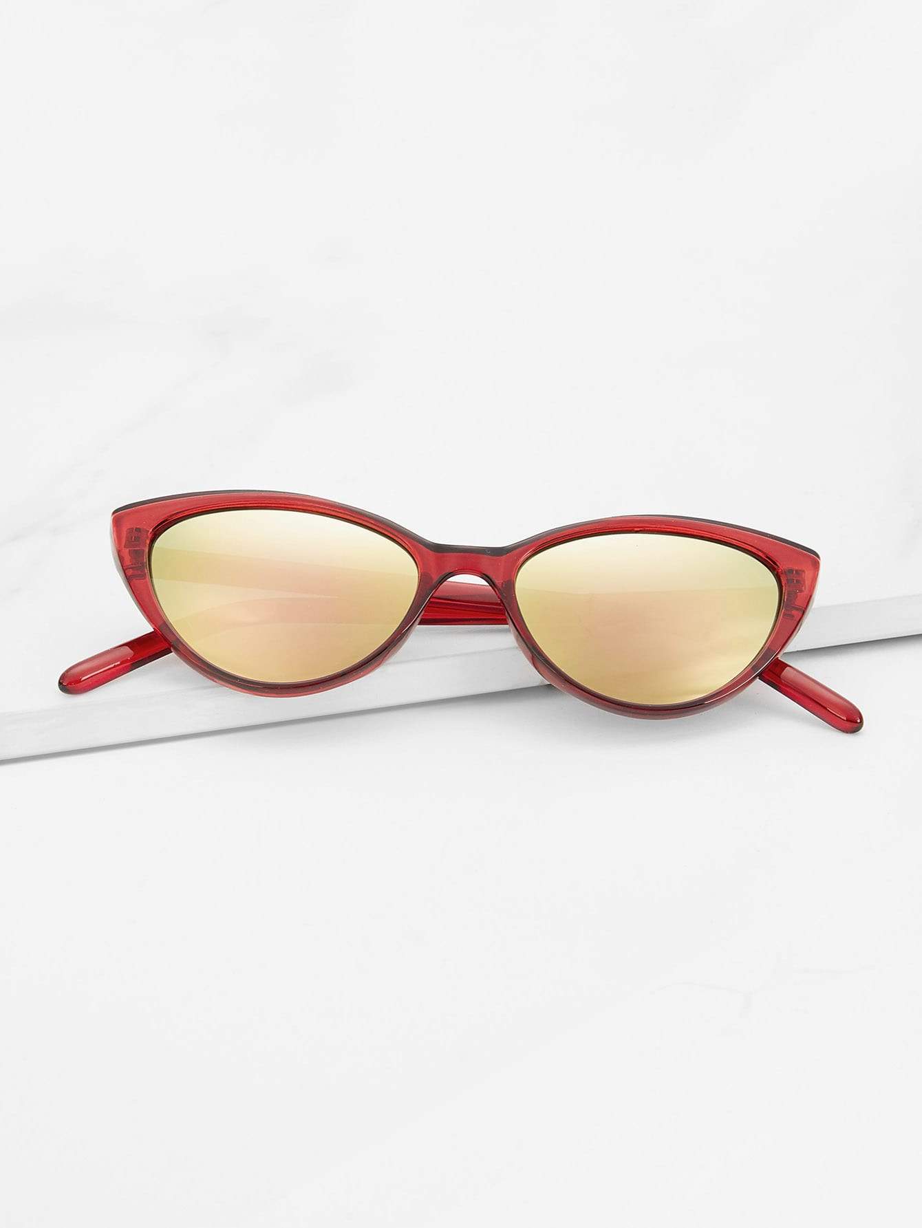 Red Cat Eye Sunglasses