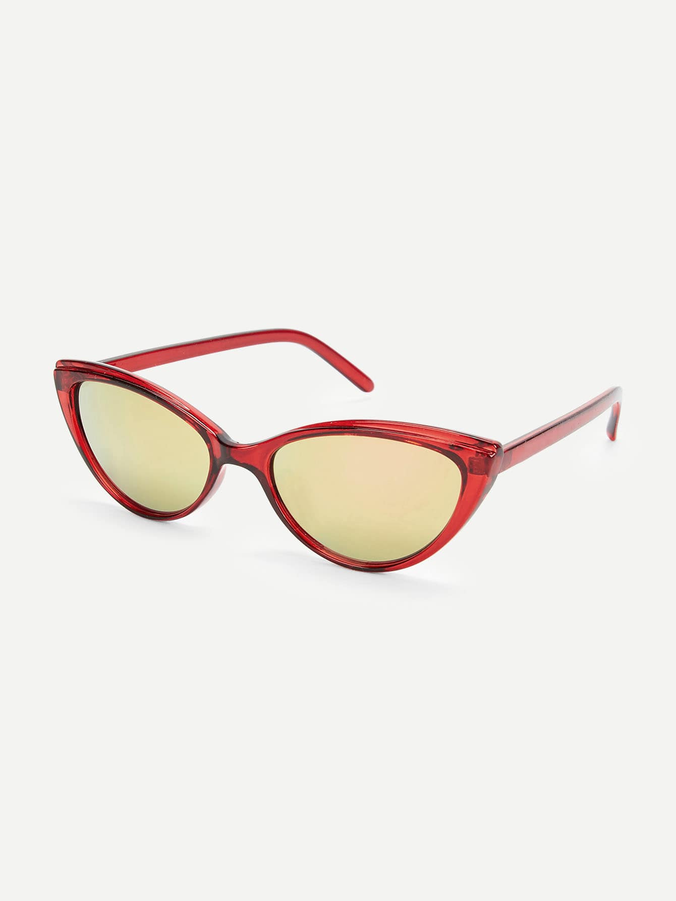 Red Cat Eye Sunglasses