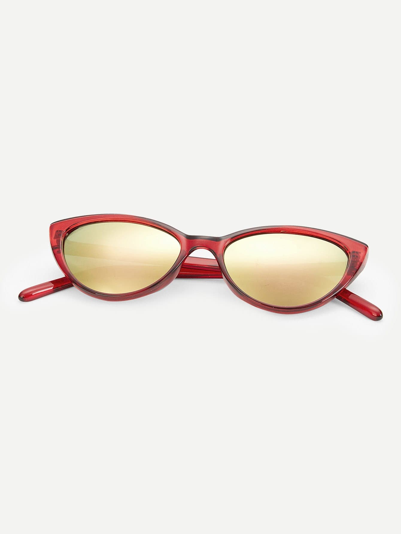 Red Cat Eye Sunglasses