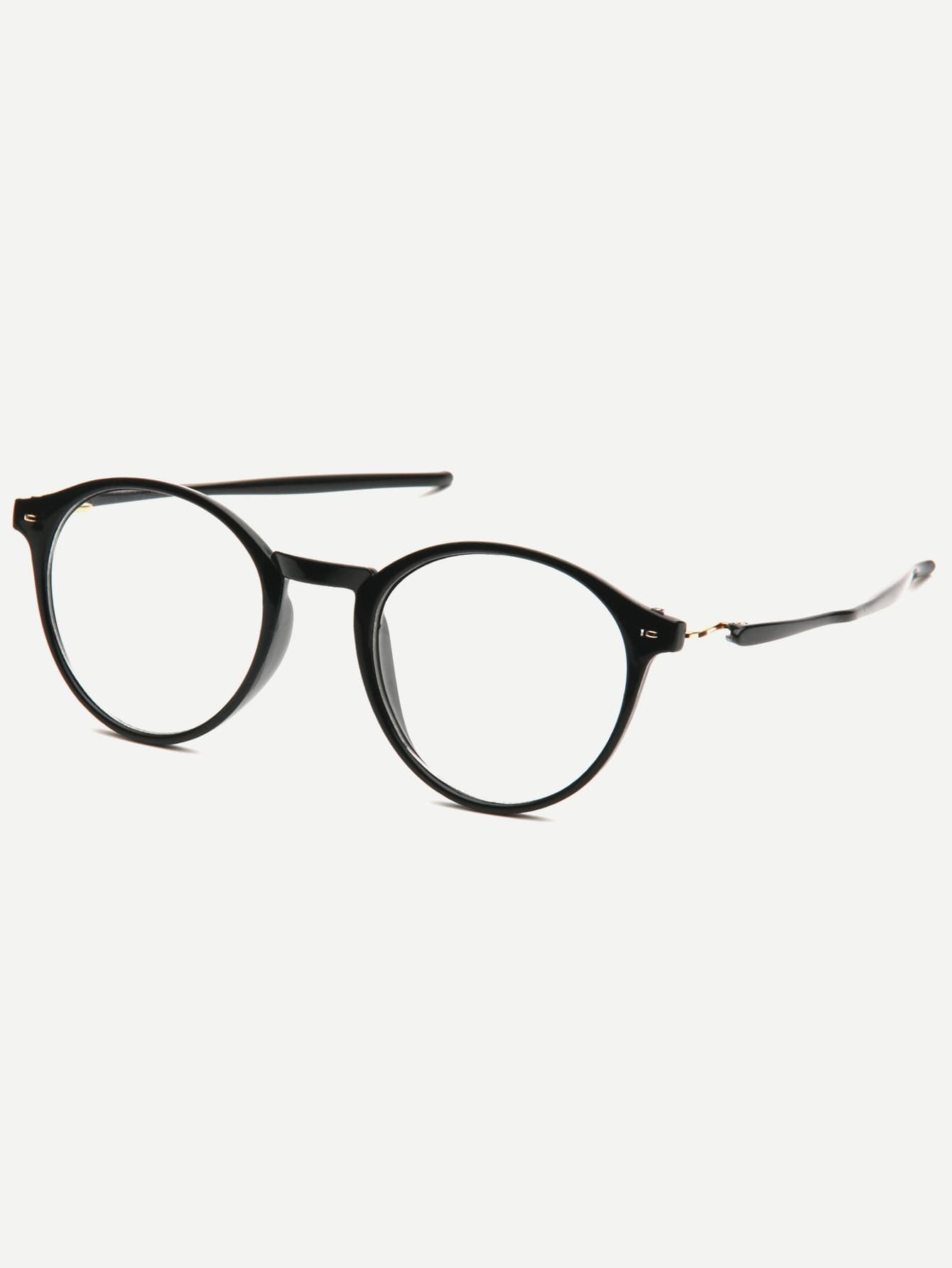 Men Metal Detail Glasses