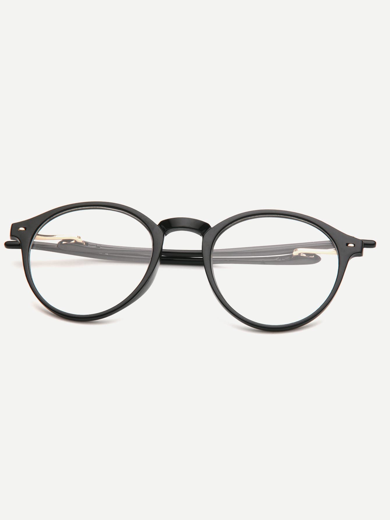 Men Metal Detail Glasses