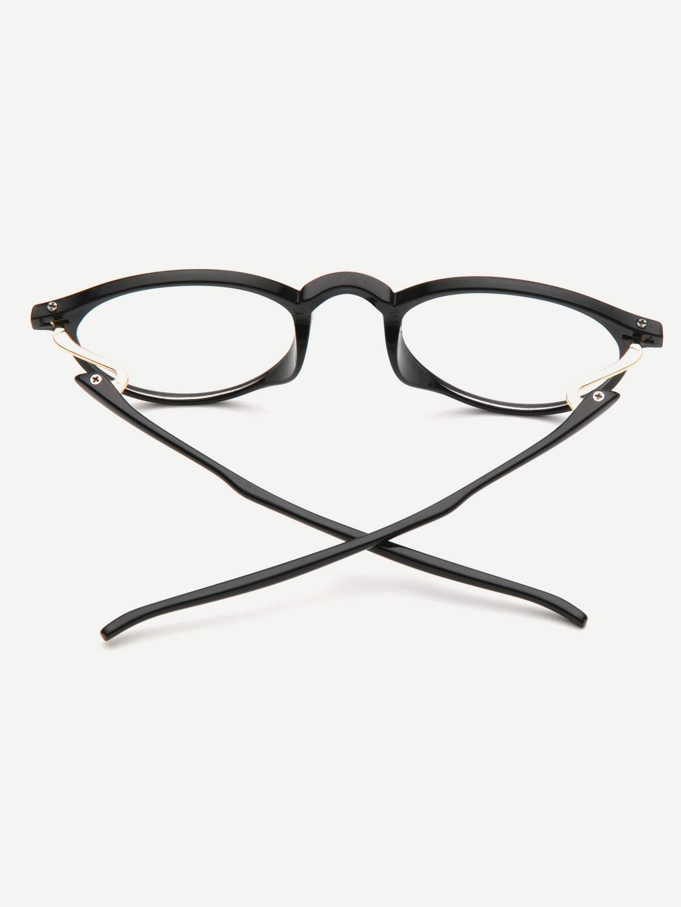 Men Metal Detail Glasses