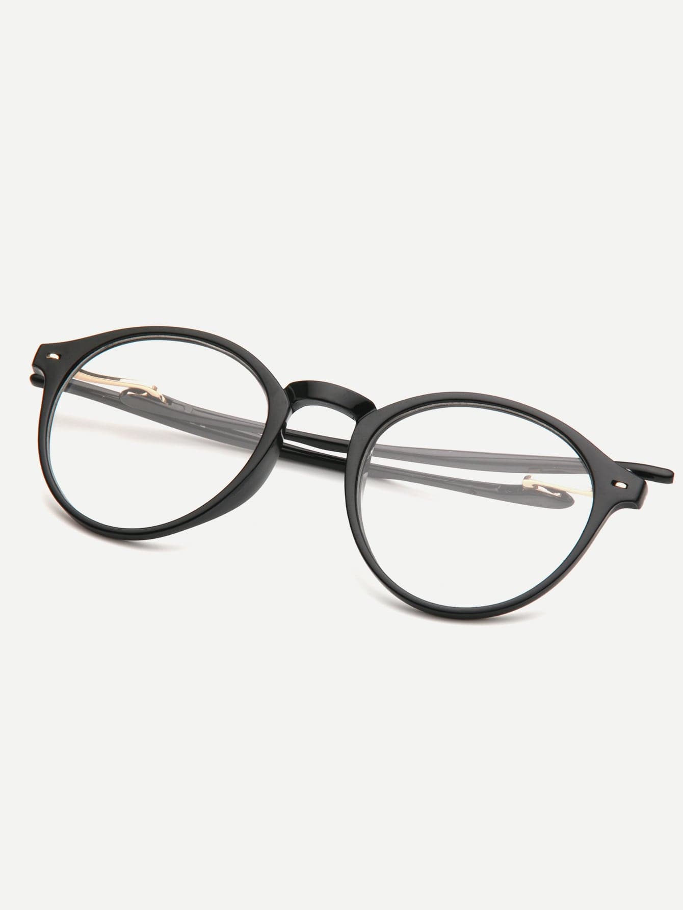 Men Metal Detail Glasses