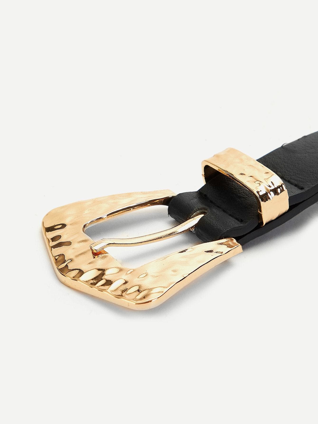 Metal Buckle Black Belt