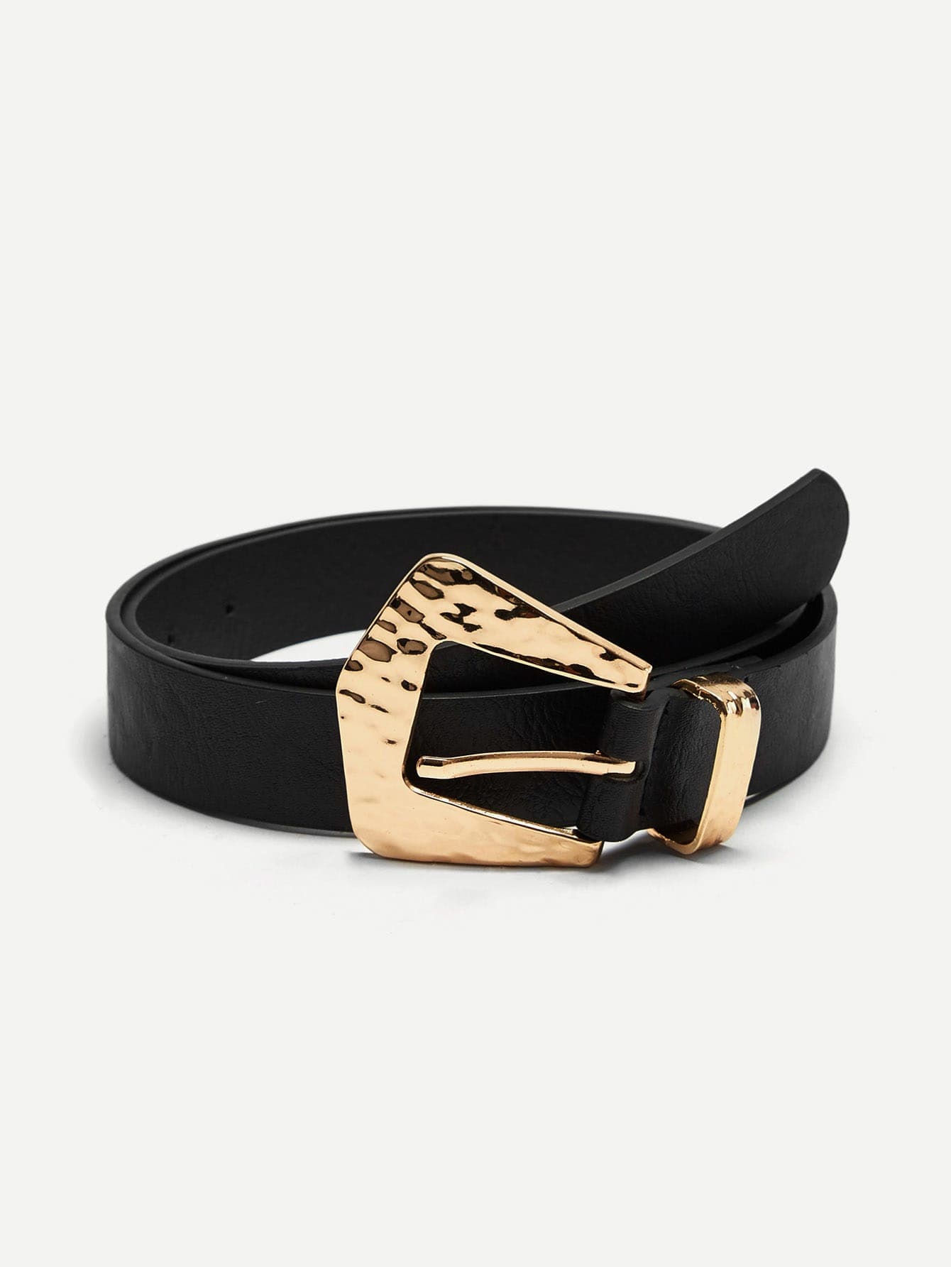 Metal Buckle Black Belt