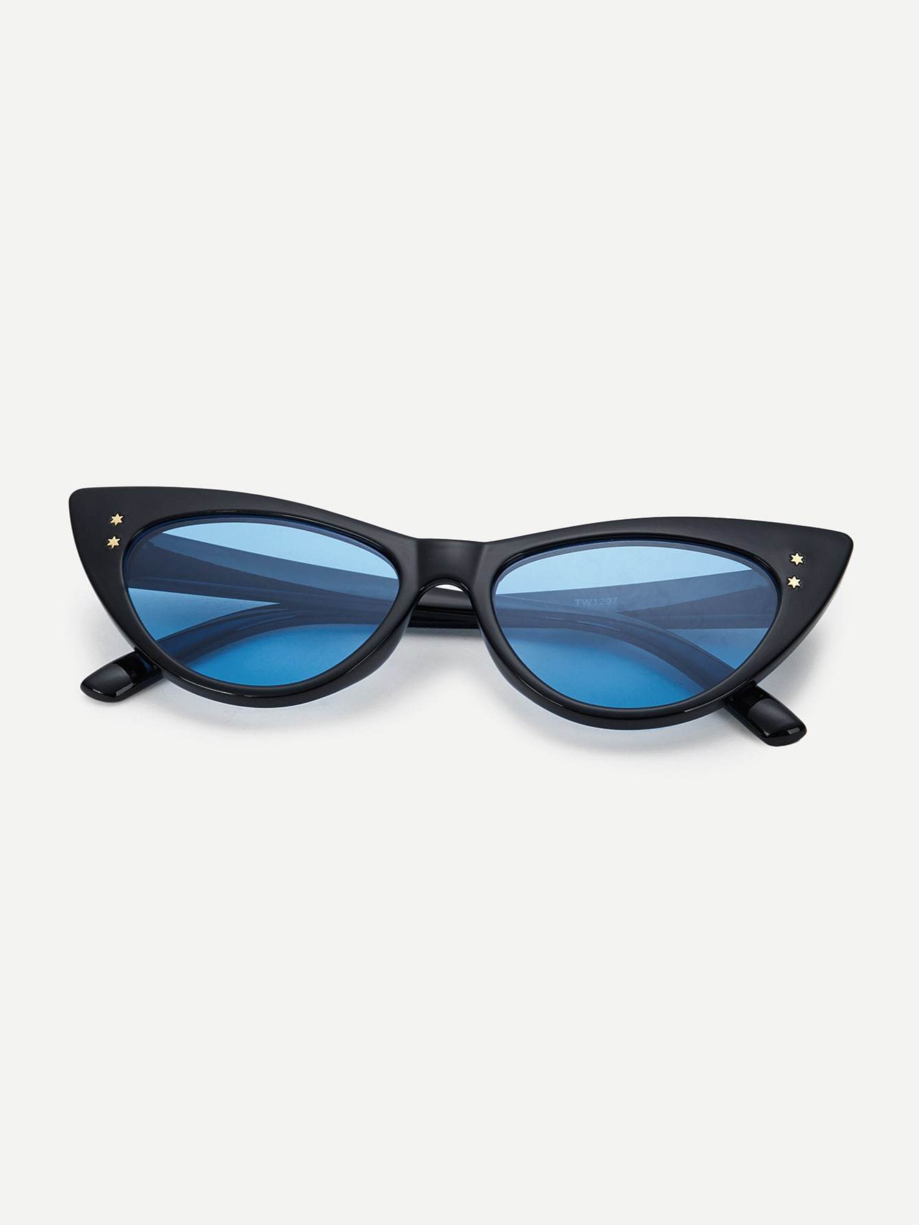Tinted Lens Cat Eye Sunglasses