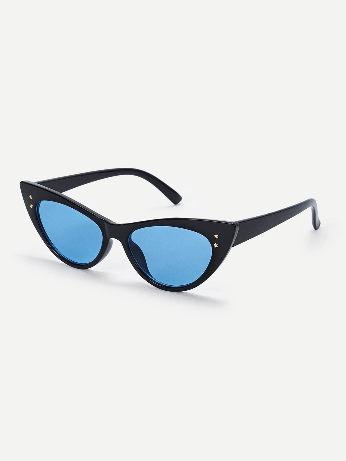 Tinted Lens Cat Eye Sunglasses
