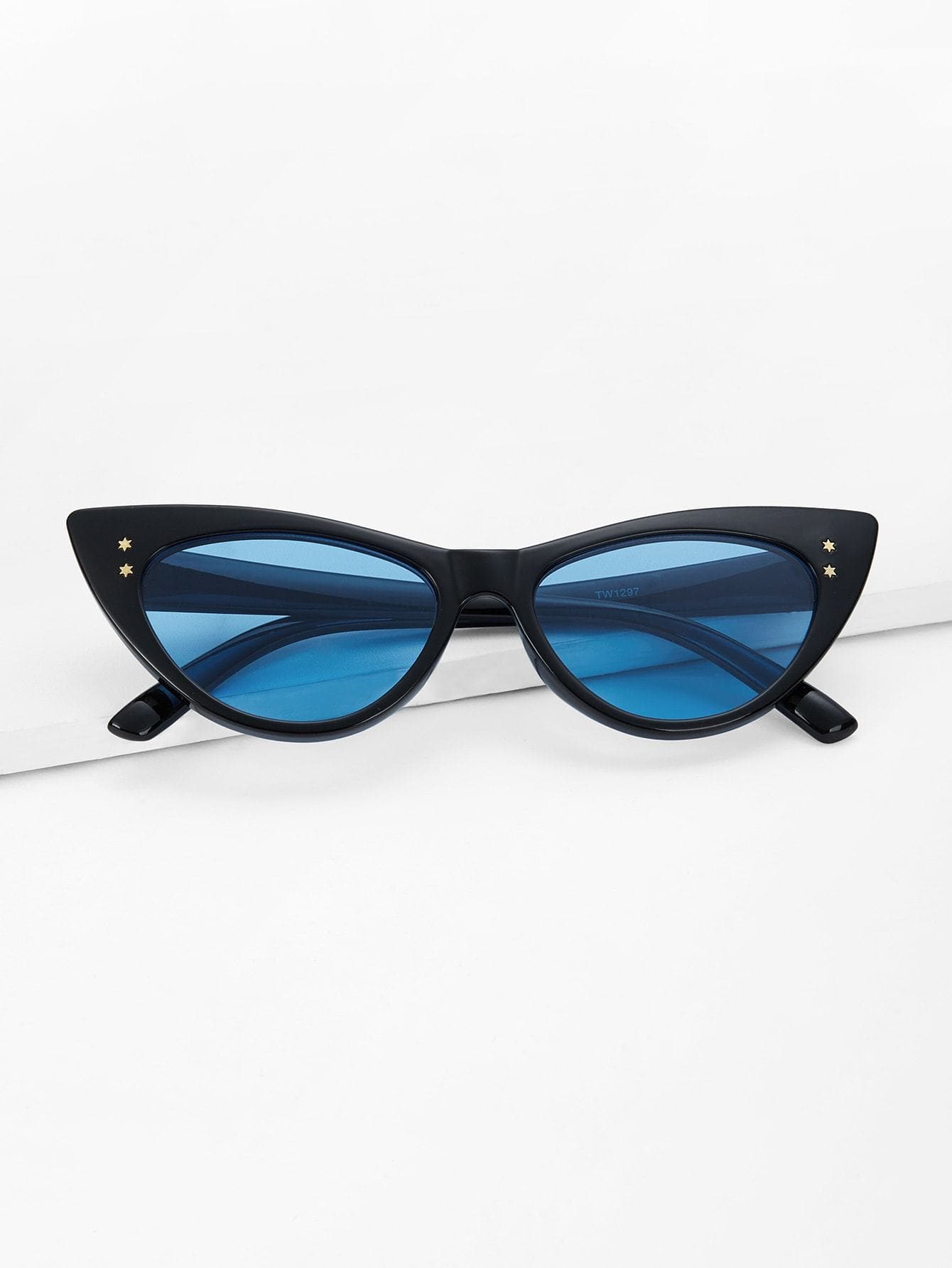 Tinted Lens Cat Eye Sunglasses