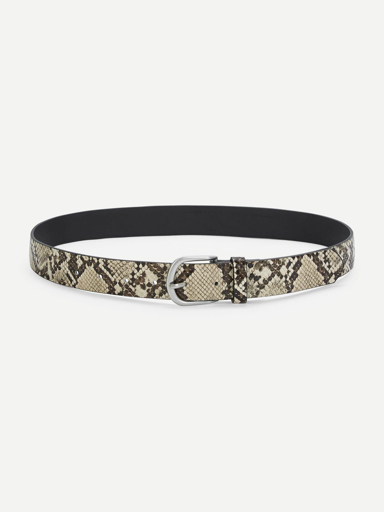 Snakeskin Pattern Belt