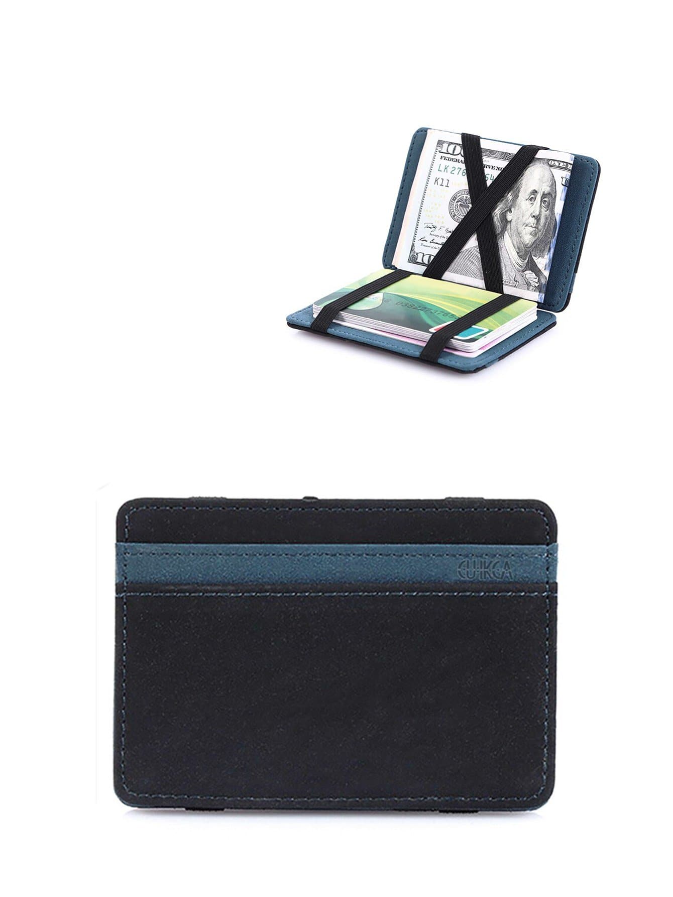 PU Leather Black Card Holder