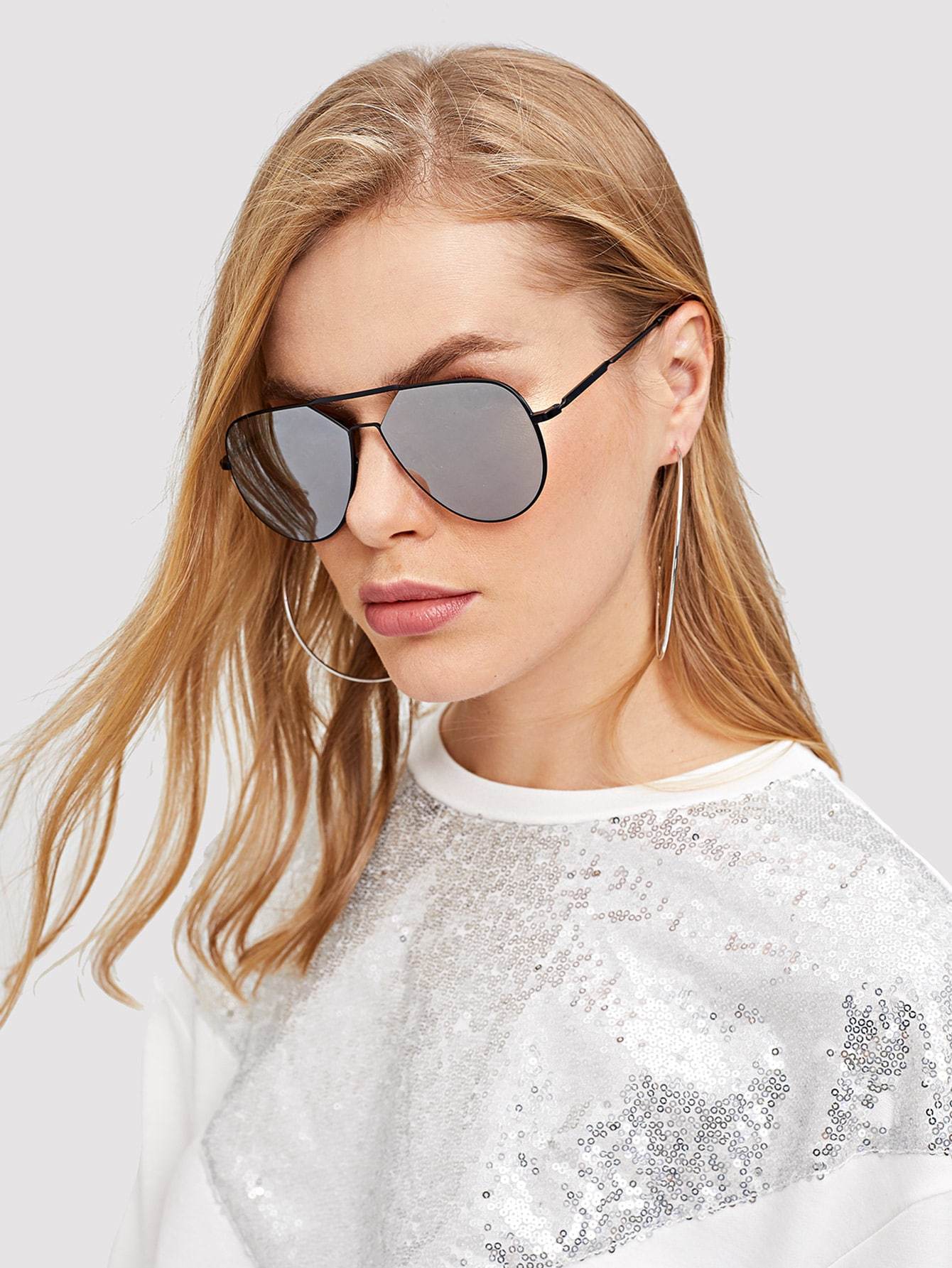 Top Bar Tinted Lens Sunglasses