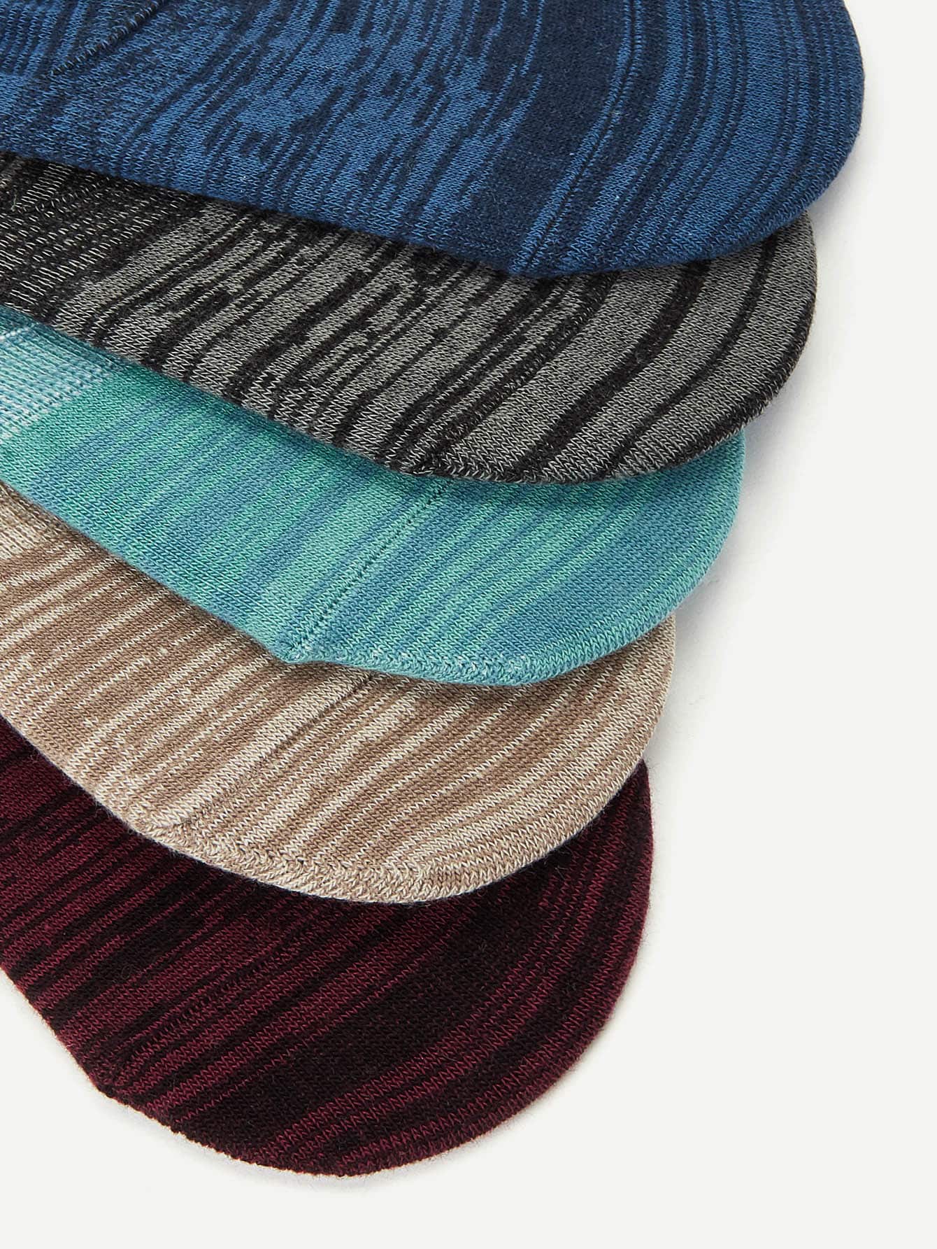 Space-dye Invisible Socks 5pairs