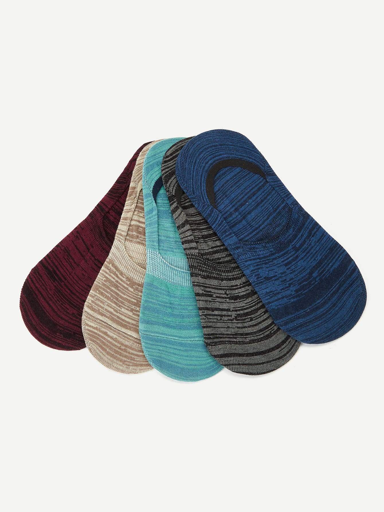 Space-dye Invisible Socks 5pairs