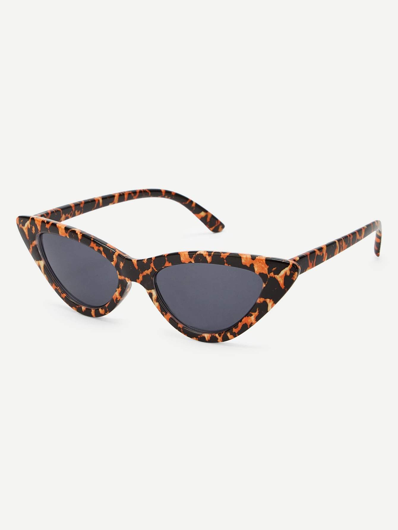 Tortoiseshell Frame Cat Eye Sunglasses