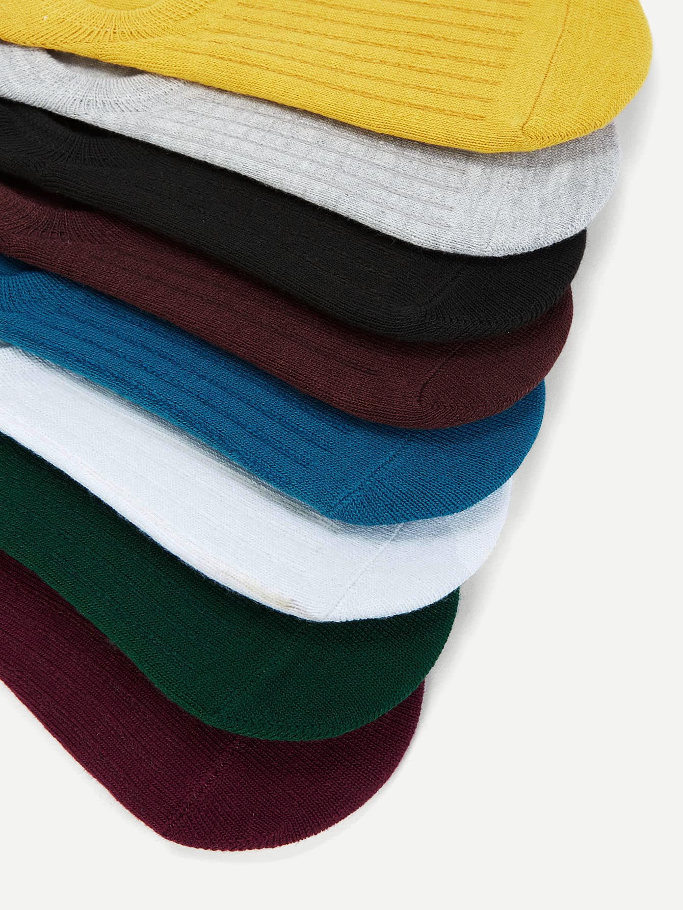 Ribbed Invisible Socks 8pairs