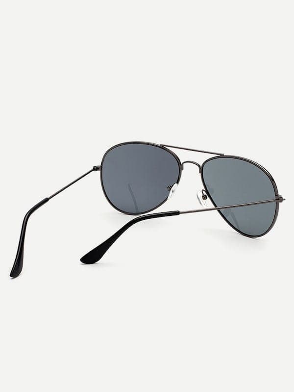 Grey Boho Top Bar Aviator Sunglasses