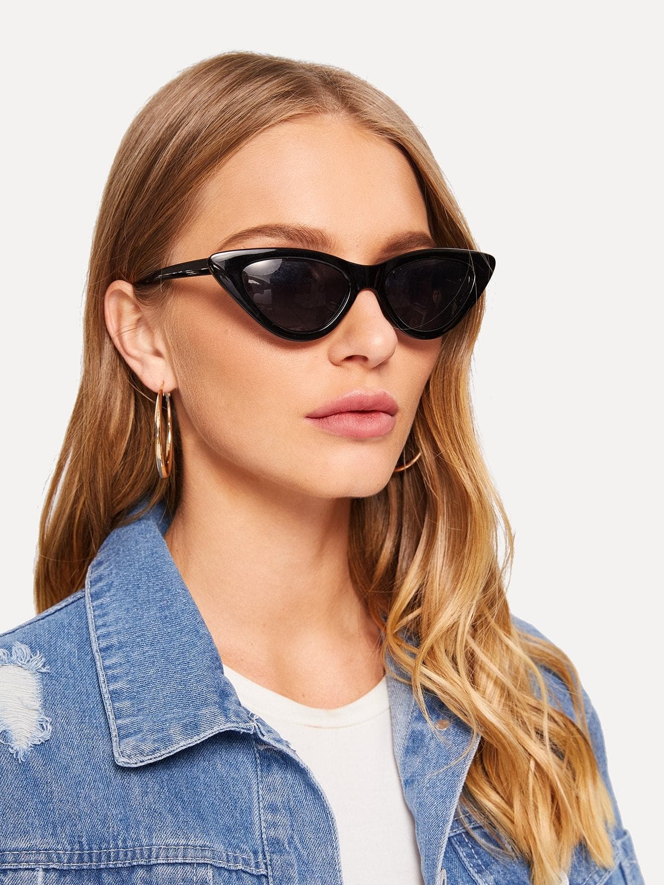 Tortoiseshell Frame Cat Eye Sunglasses