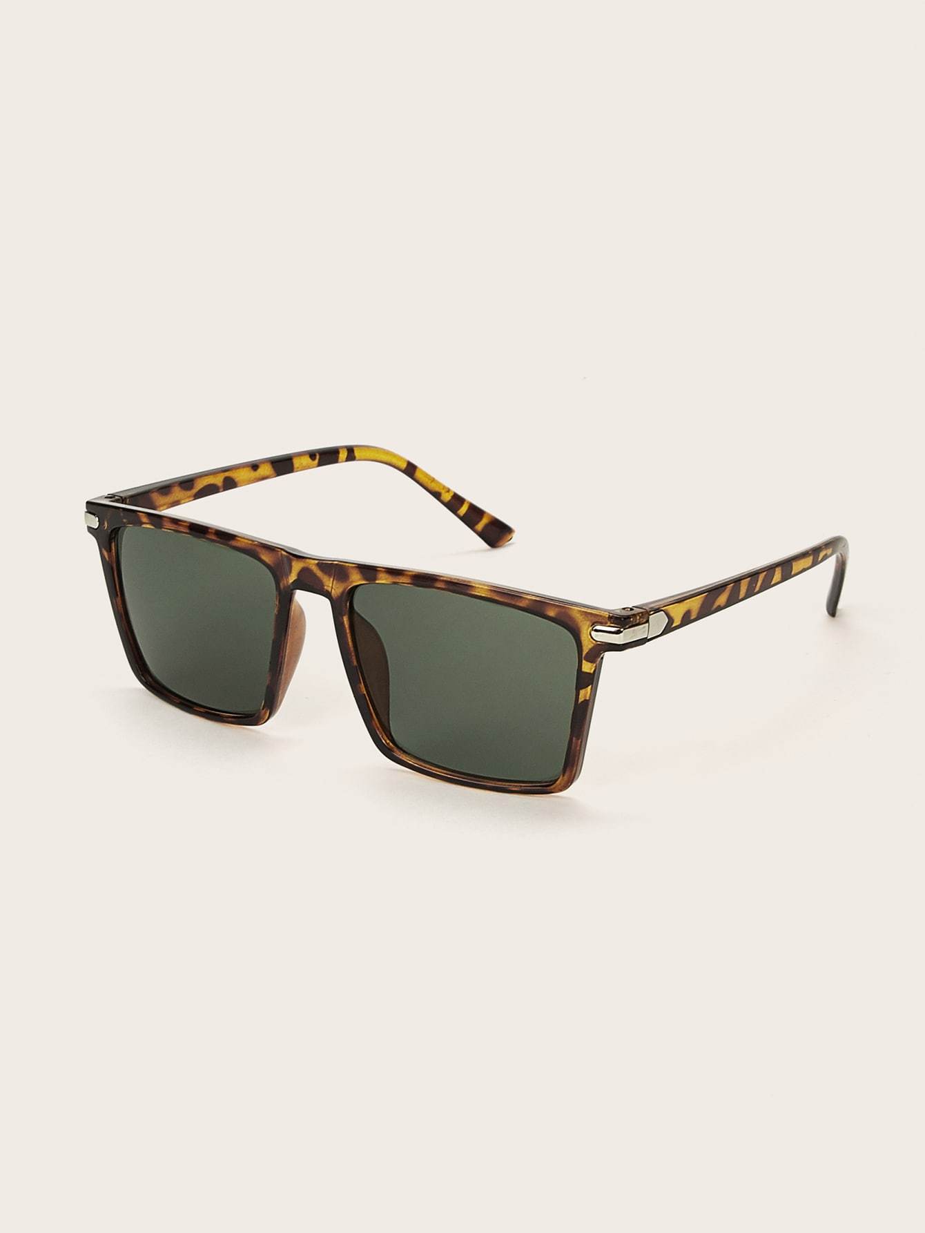 Tortoiseshell Frame Tinted Lens Sunglasses