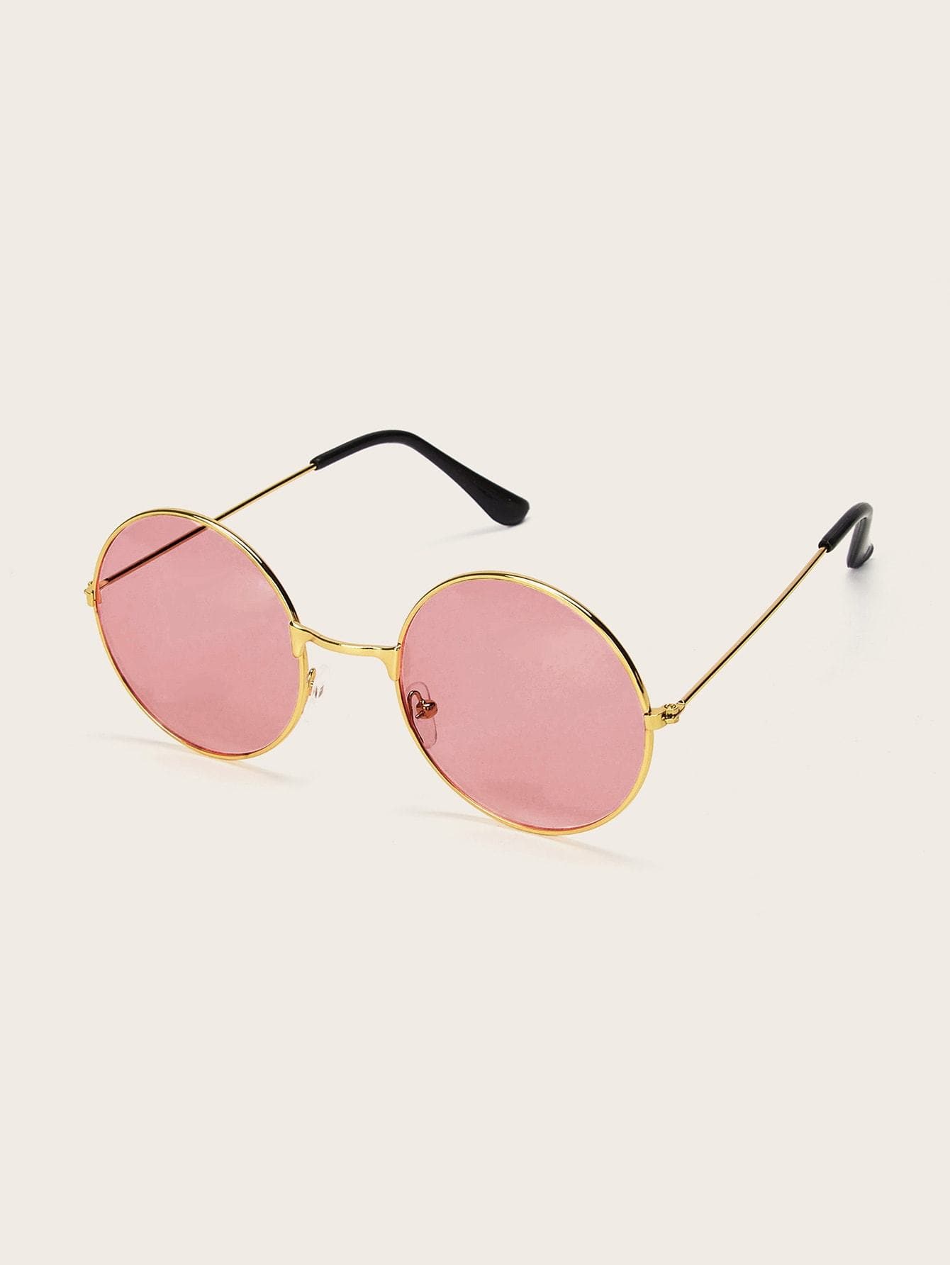 Round Frame Tinted Sunglasses