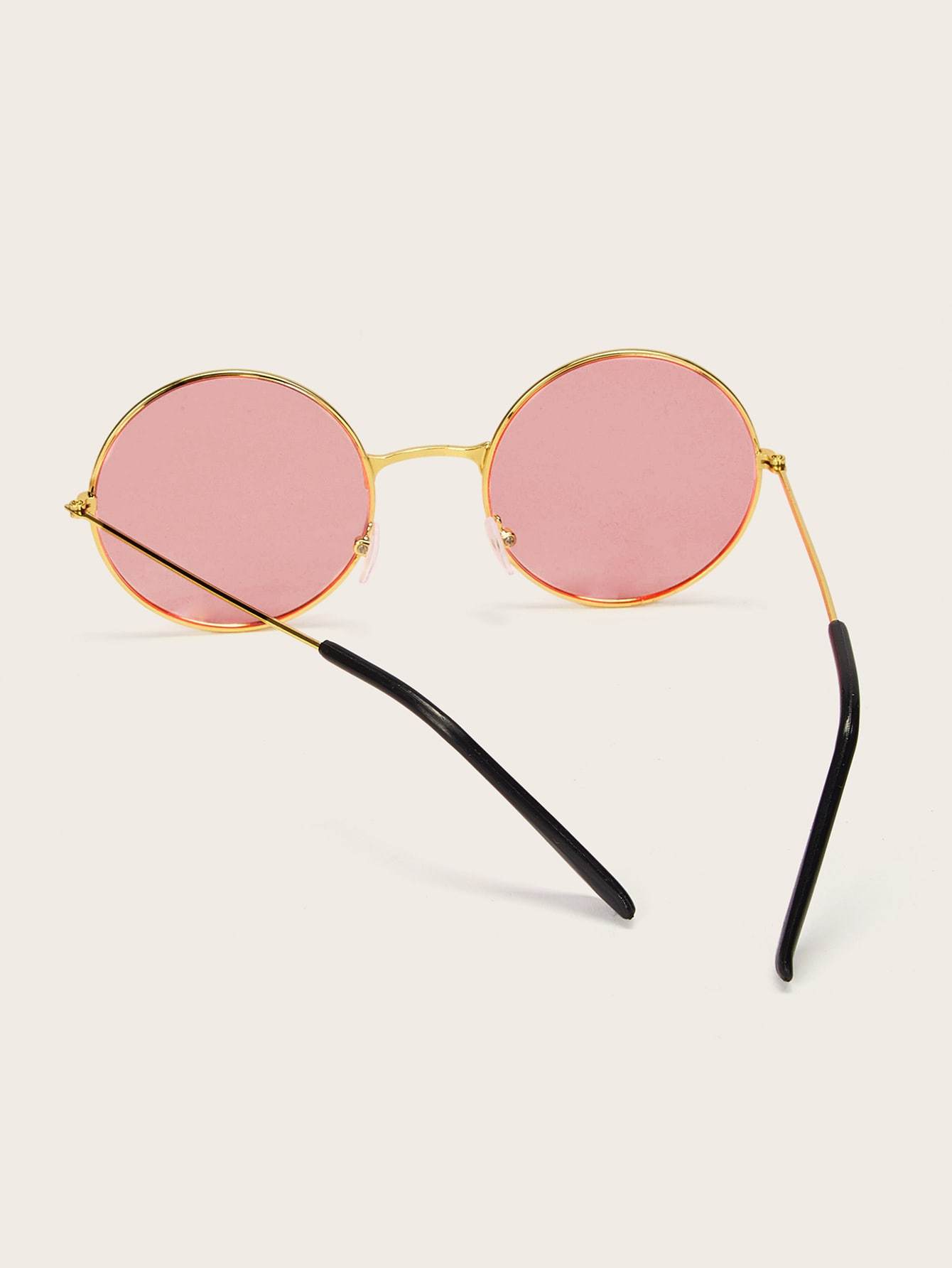 Round Frame Tinted Sunglasses