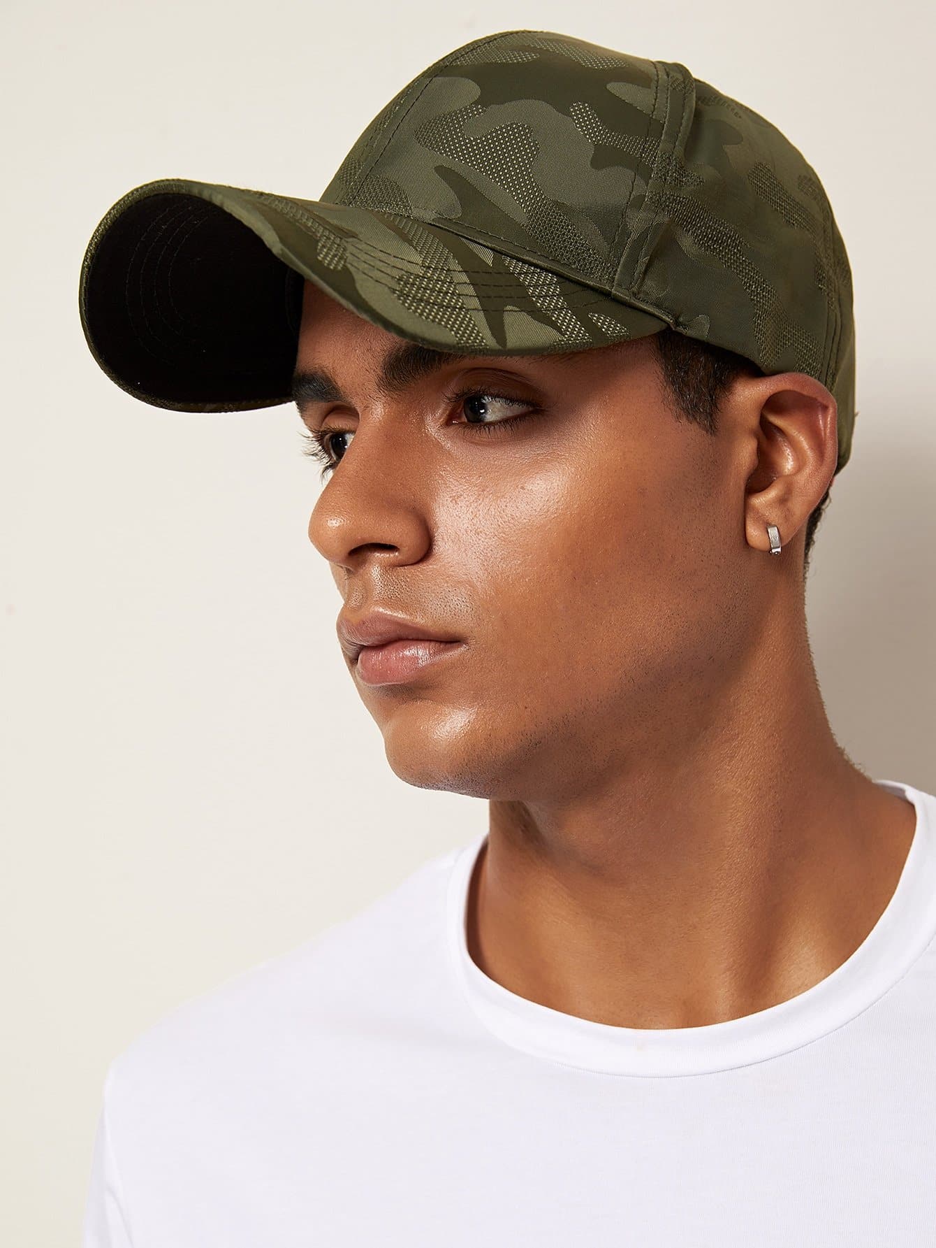 Army Green Camouflage Pattern Baseball Cap