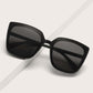Black Square Acrylic Frame Sunglasses