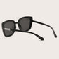 Black Square Acrylic Frame Sunglasses