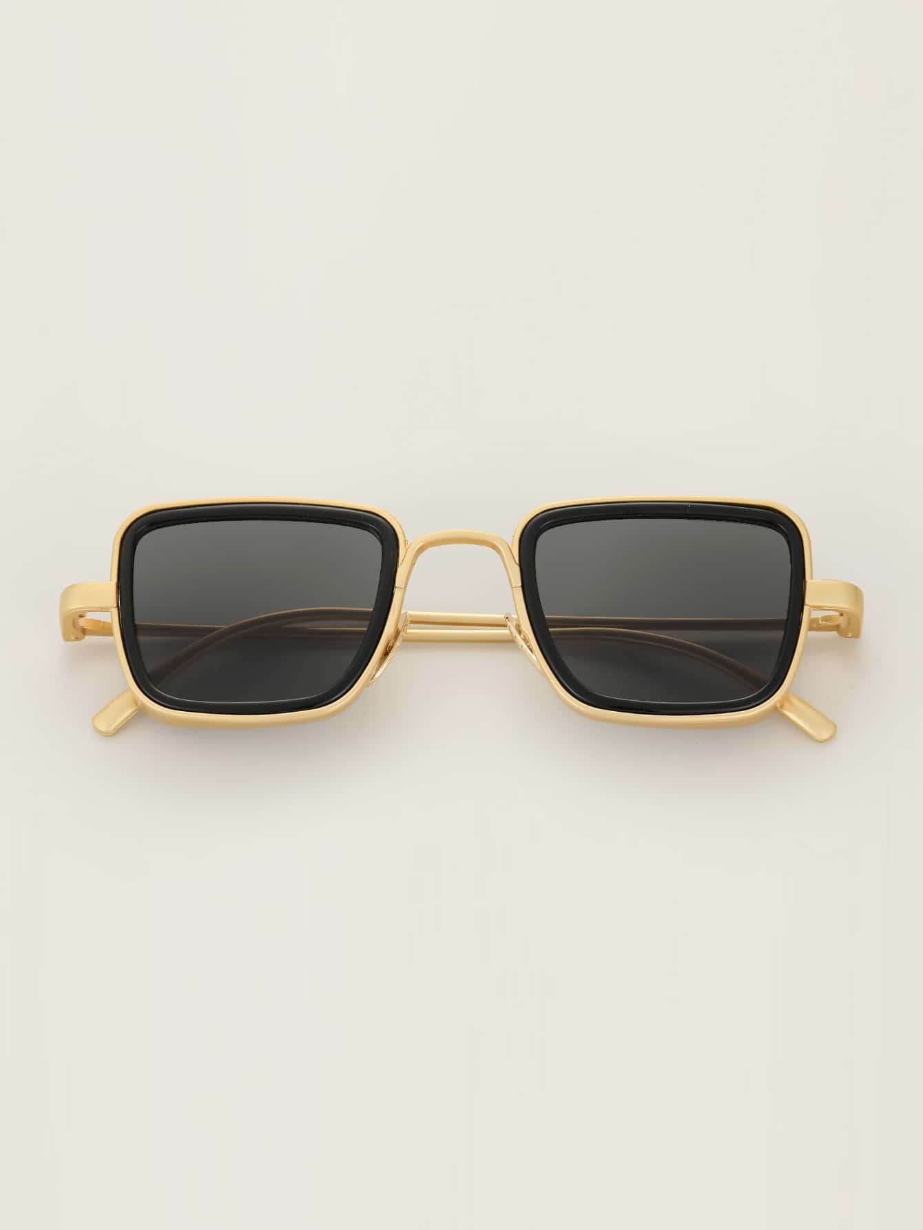 Square Metal Frame Sunglasses