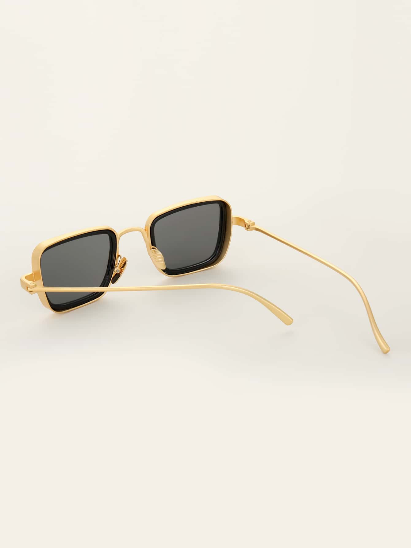 Square Metal Frame Sunglasses