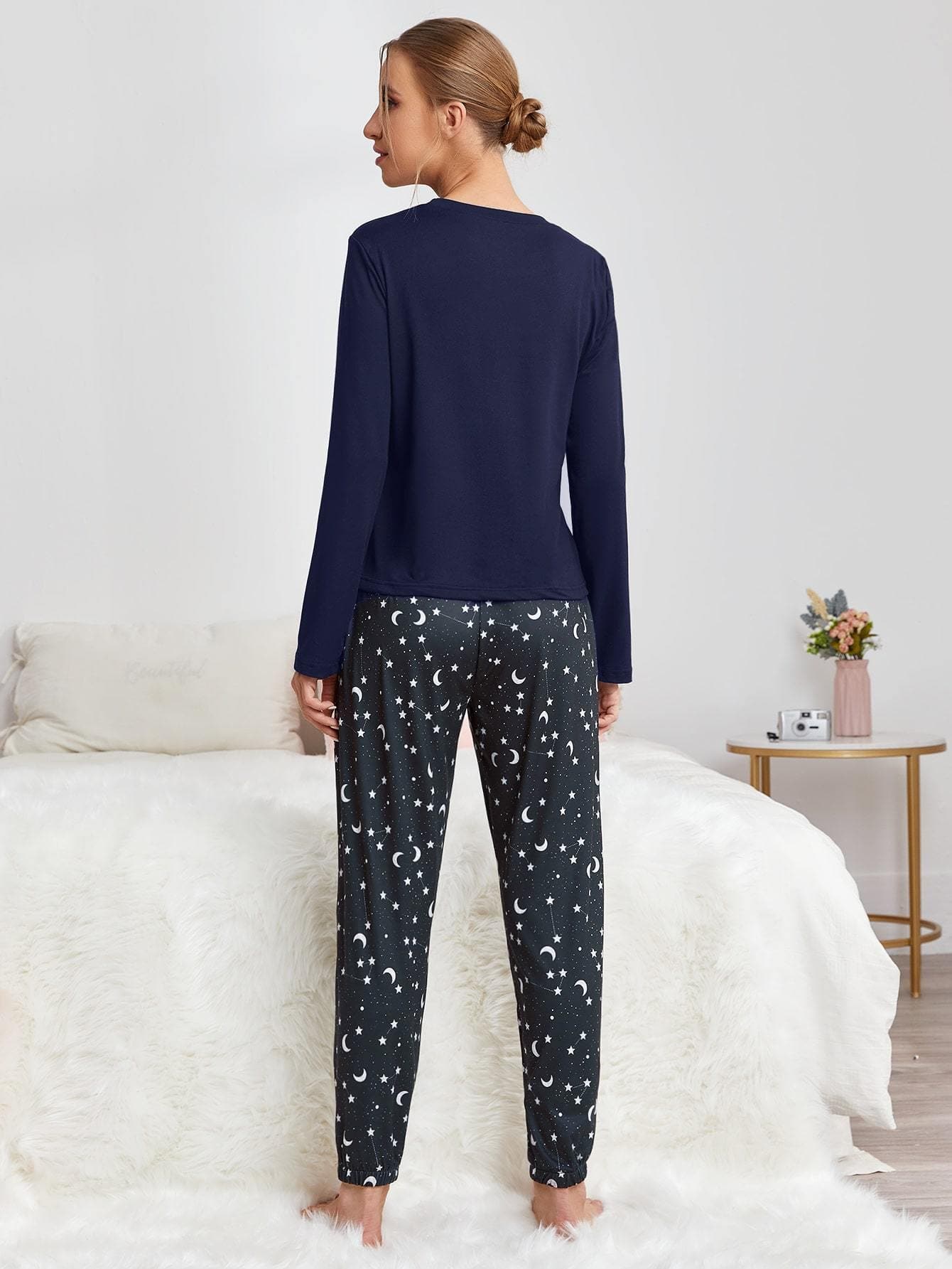 Galaxy Print Pyjama Sleepwear Set