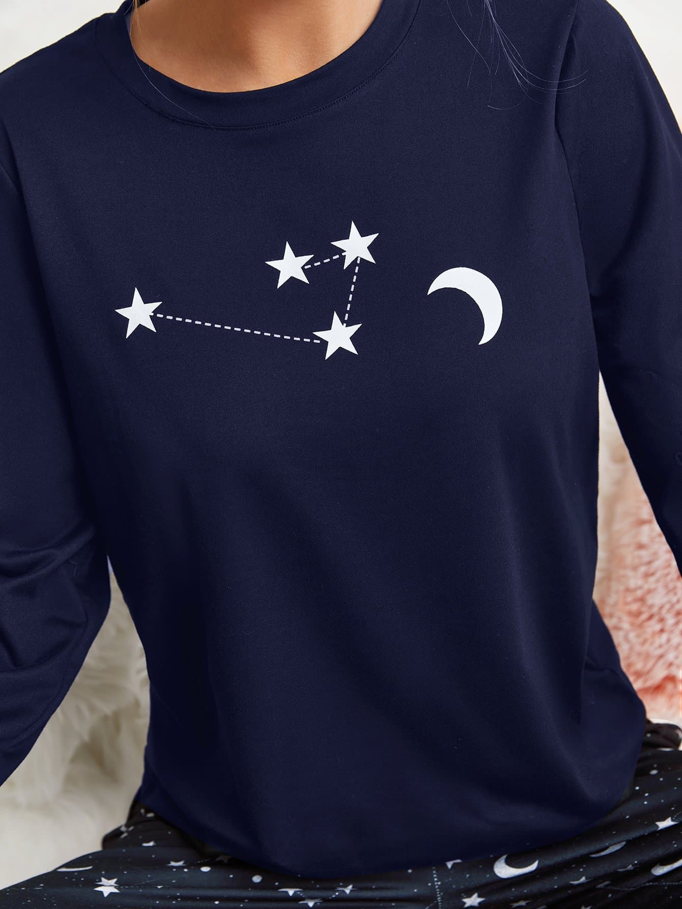 Galaxy Print Pyjama Sleepwear Set