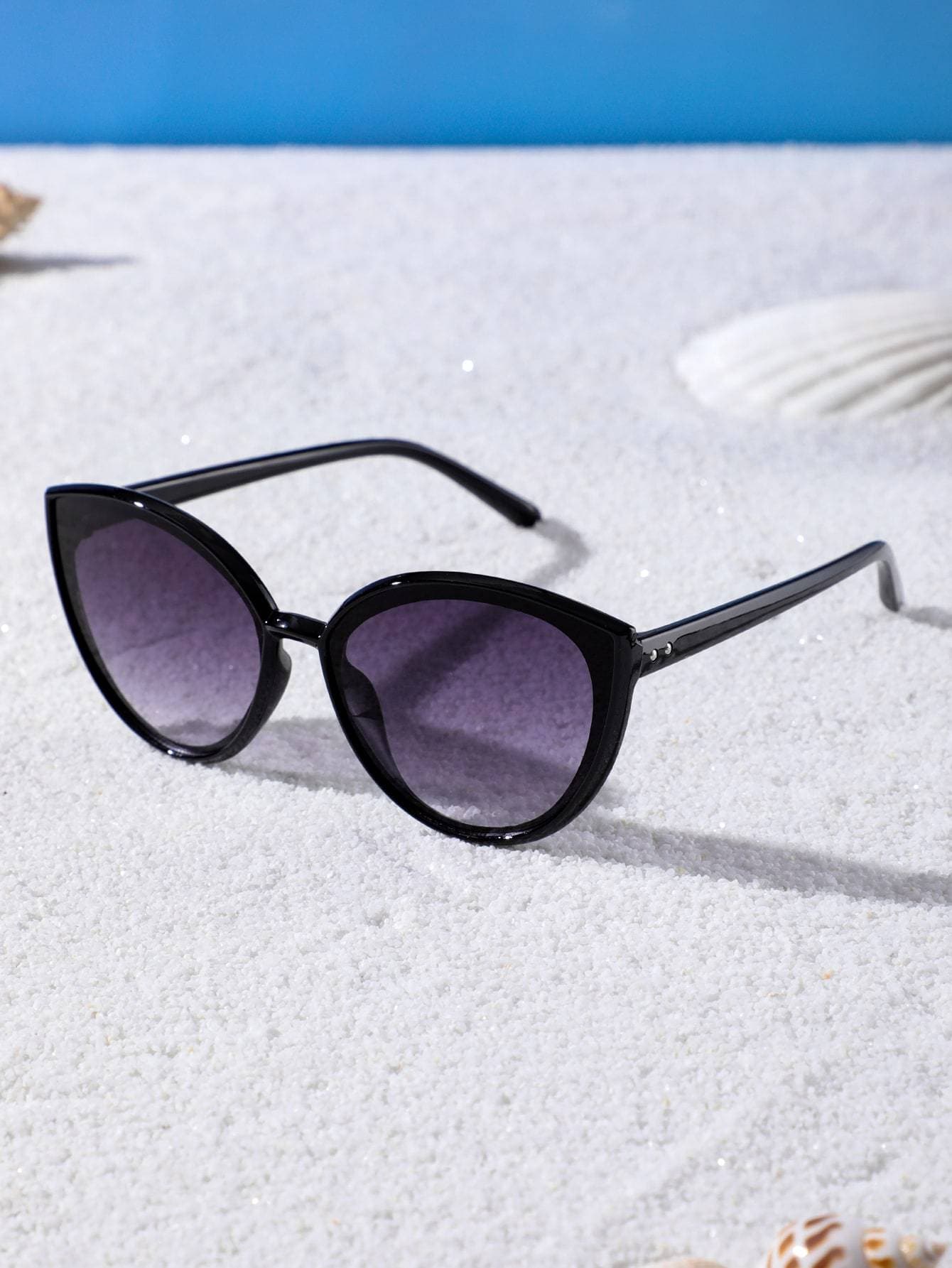 Tinted Lens Cat Eye Sunglasses