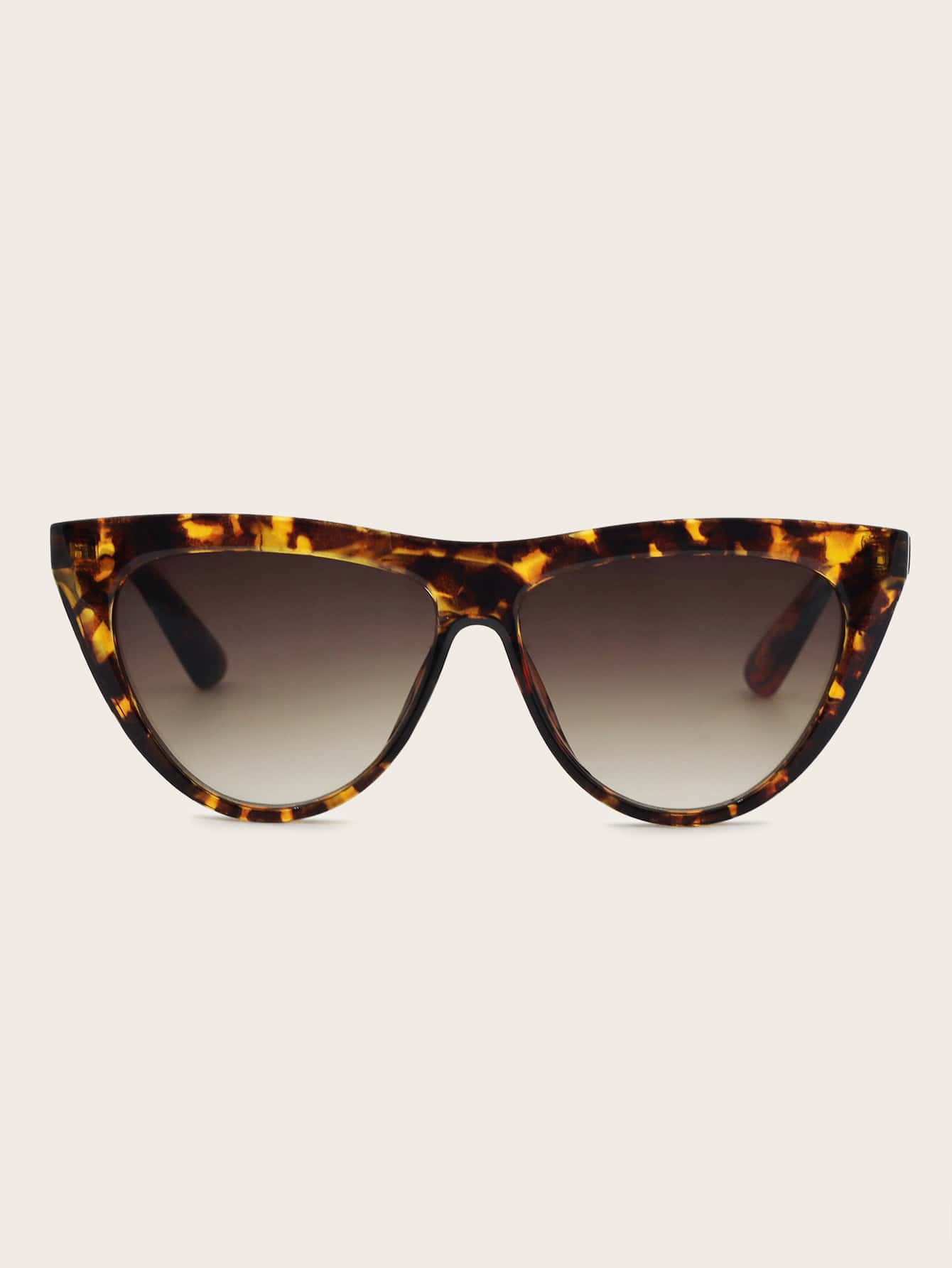 Tortoiseshell Frame Cat Eye Sunglasses